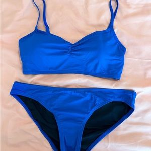 Loft Beach Swimsuit Bikini Blue Medium